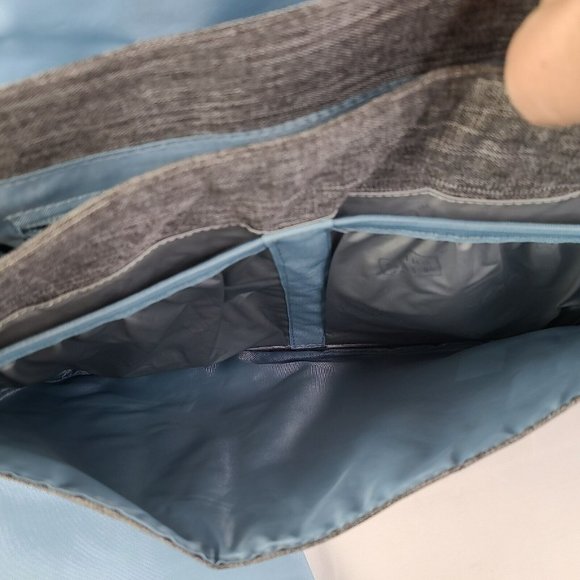 Columbia Diaper Bag Vista Hills Grey w Thermal Bottle Pocket & Removeable Pad - Picture 4 of 12